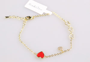 Armband Red Heart